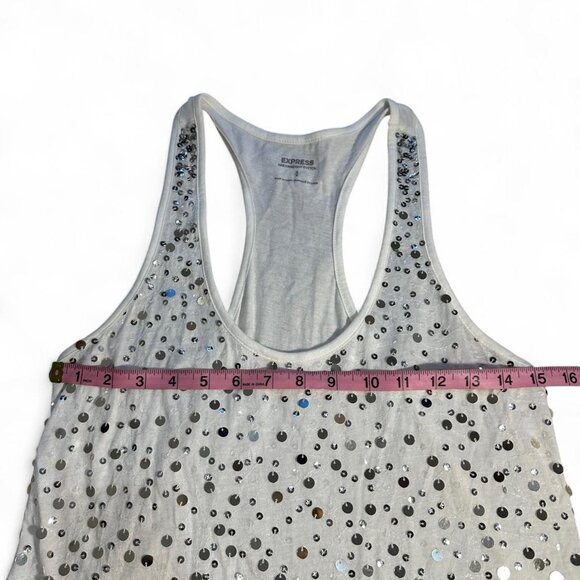 Sparkly silver sequin top - Picture 7 of 8